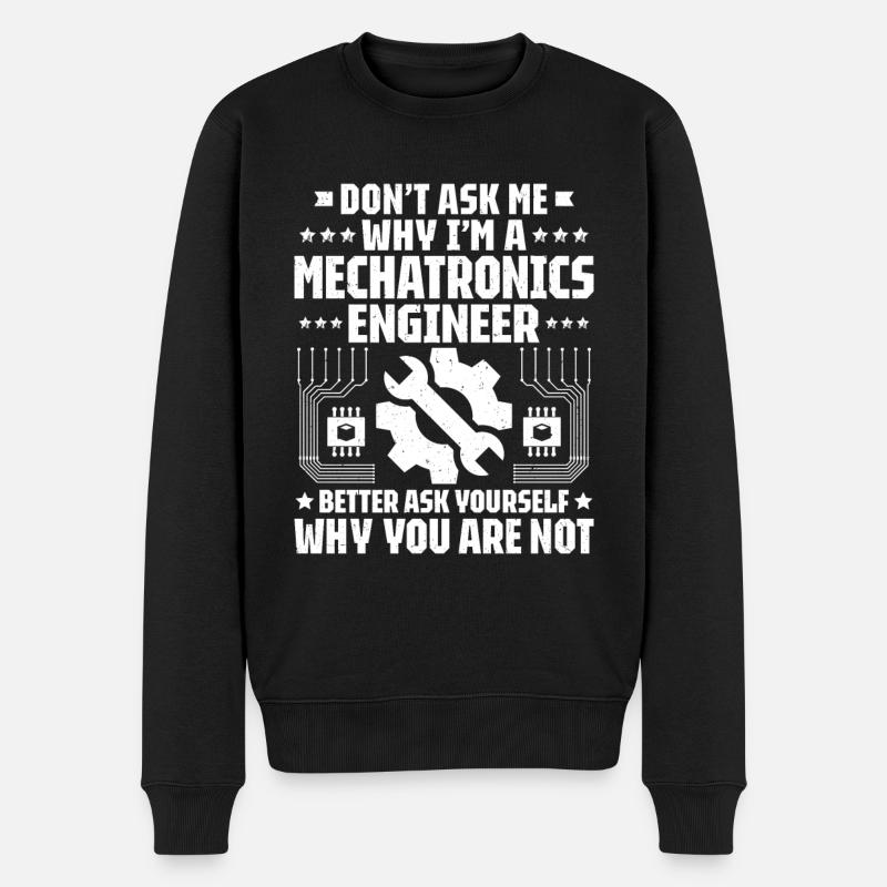 Mechatroniker Mechatronik Mechatronics Engineer - Men's Premium Organic Jumper - black