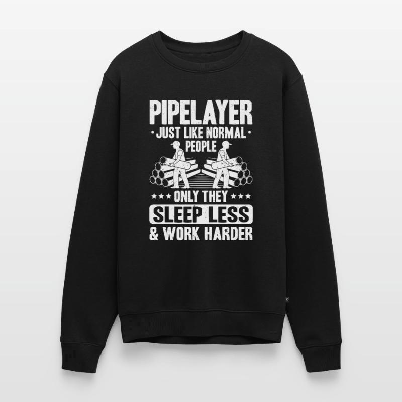 Pipeline Constructor Pipeline Construction Pipelayer Men's Premium Organic Jumper