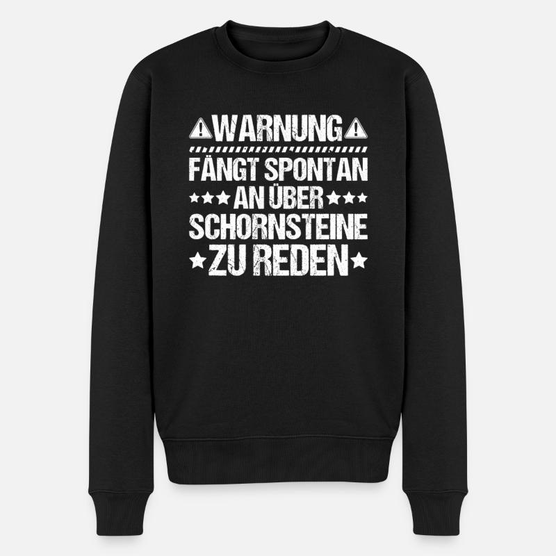 Schornsteinfeger Kaminkehrer Ramoneur - Pull Premium bio Homme - noir