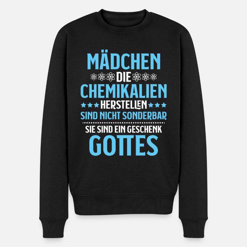 Technicien chimiste Industrie chimique - Pull Premium bio Homme - noir