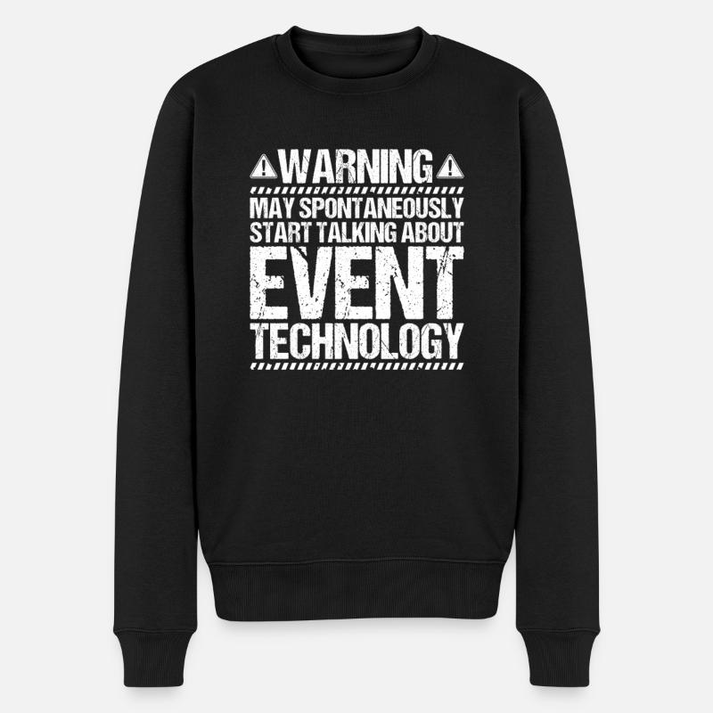 Veranstaltungstechniker Technicien événementiel - Pull Premium bio Homme - noir