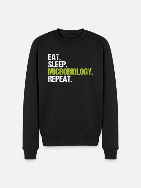 Microbiology Microbiologist Biology Biologist - Men's Premium Organic Jumper - black