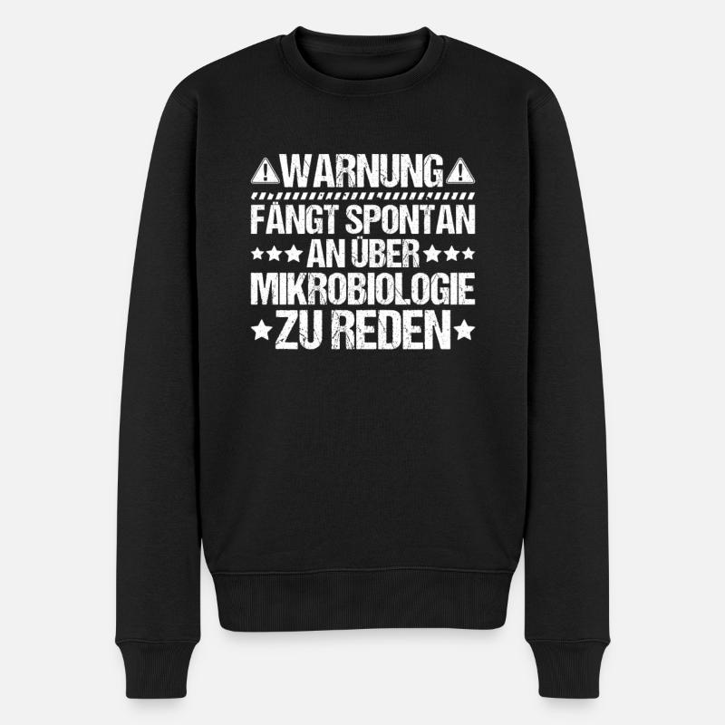 Microbiologie Microbiologiste Biologiste Biologiste - Pull Premium bio Homme - noir