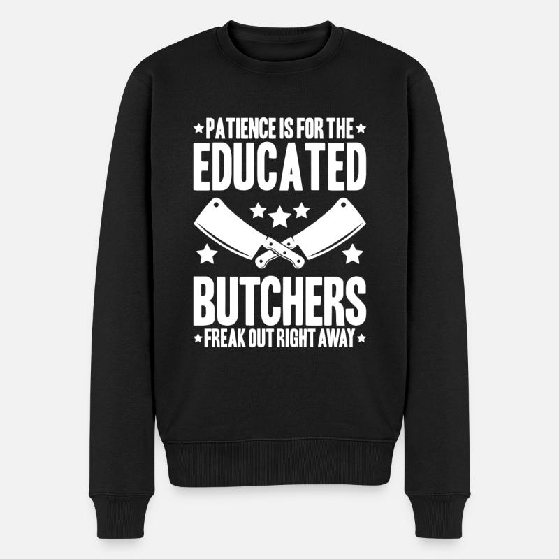 Boucher boucher boucher - Pull Premium bio Homme - noir