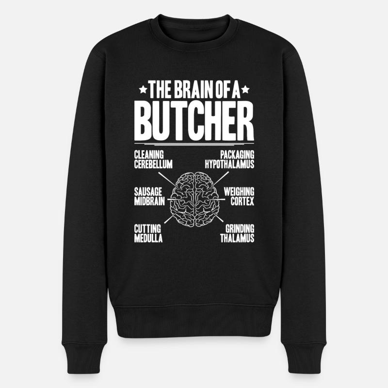 Boucher boucher boucher - Pull Premium bio Homme - noir