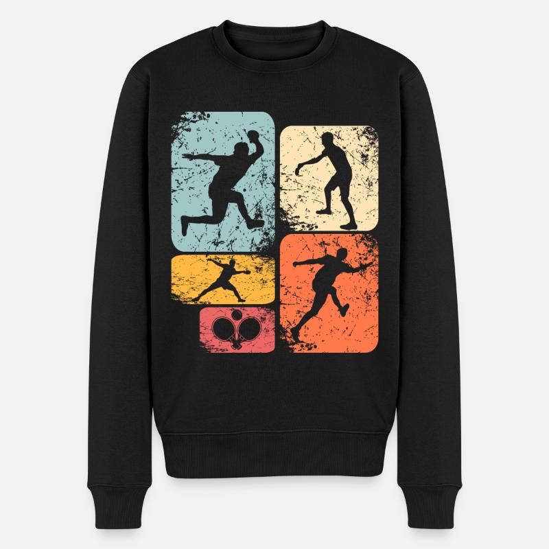 Ping-pong - Pull Premium bio Homme - noir