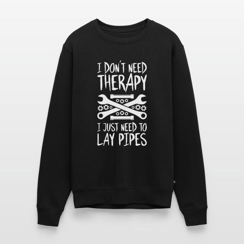 Pipeline Constructor Pipeline Construction Pipelayer Men's Premium Organic Jumper