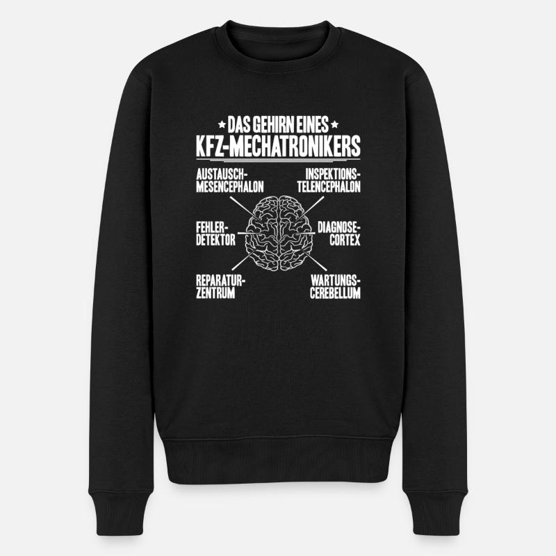 KFZ-Mechatroniker Car Mechanic Auto Mechanic - Männer Premium Bio Pullover - Schwarz