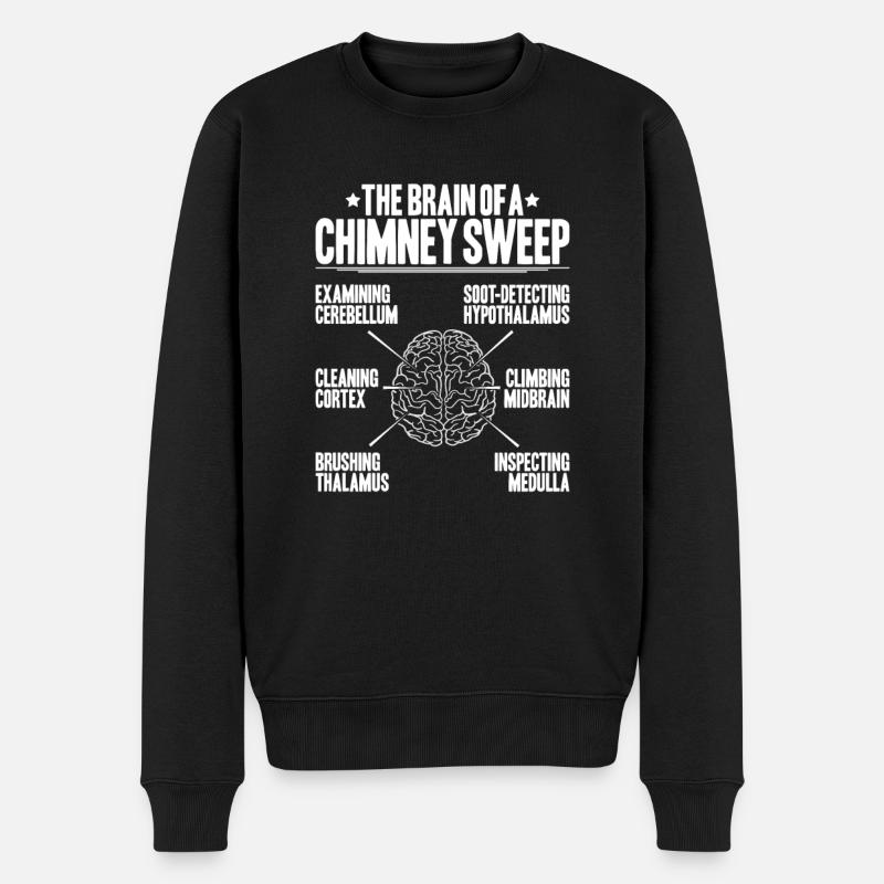 Schornsteinfeger Kaminkehrer Ramoneur - Pull Premium bio Homme - noir