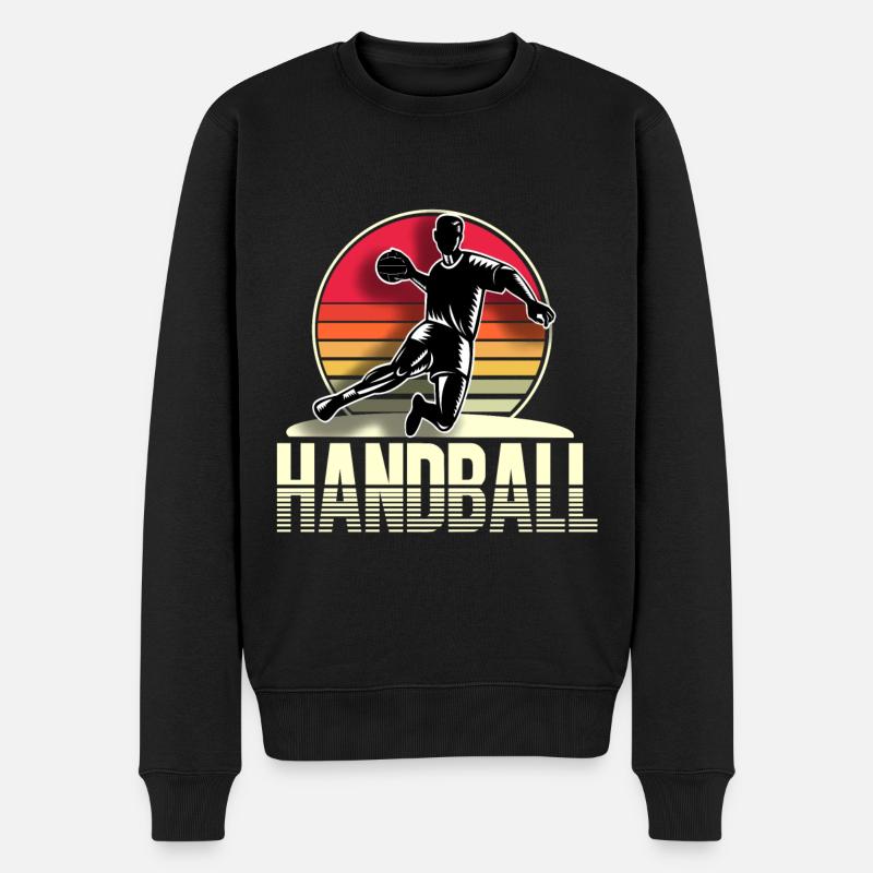 Handball Handballeur - Pull Premium bio Homme - noir