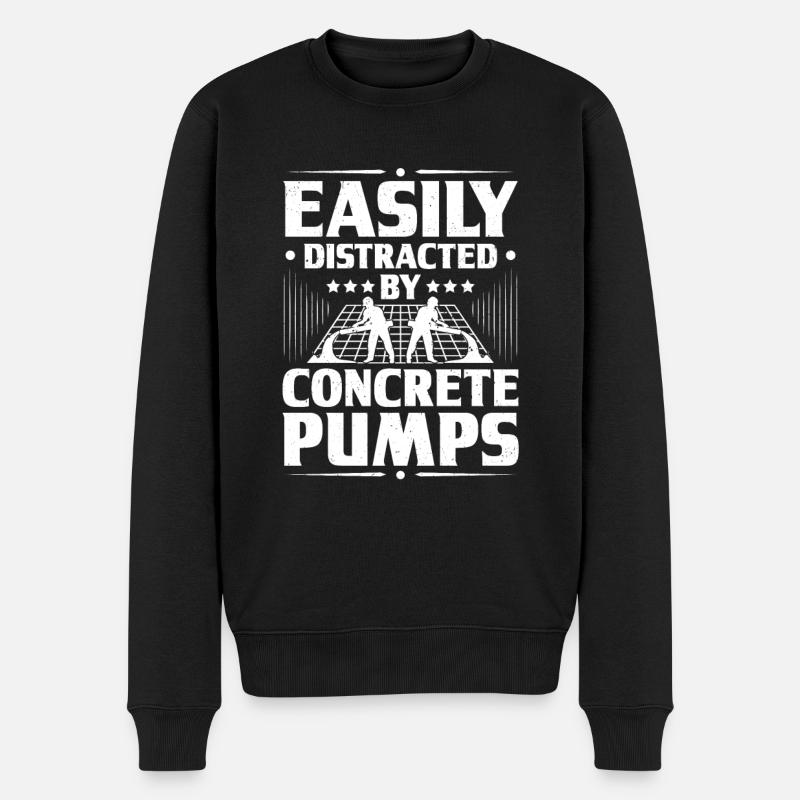 Betonbauer Stahlbetonbauer Ouvrier du béton - Pull Premium bio Homme - noir