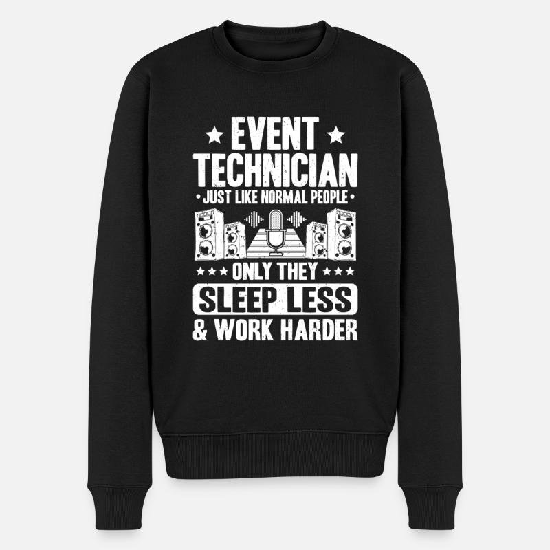 Veranstaltungstechniker Technicien événementiel - Pull Premium bio Homme - noir