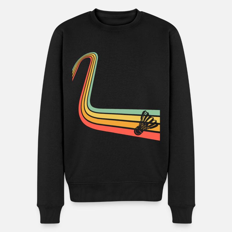 Badminton - Pull Premium bio Homme - noir