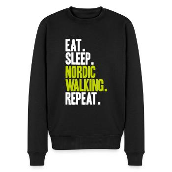 Nordic Walking Nordic Walker Nordic Walken - Men's Premium Organic Jumper - black - Front - Nico (187cm)