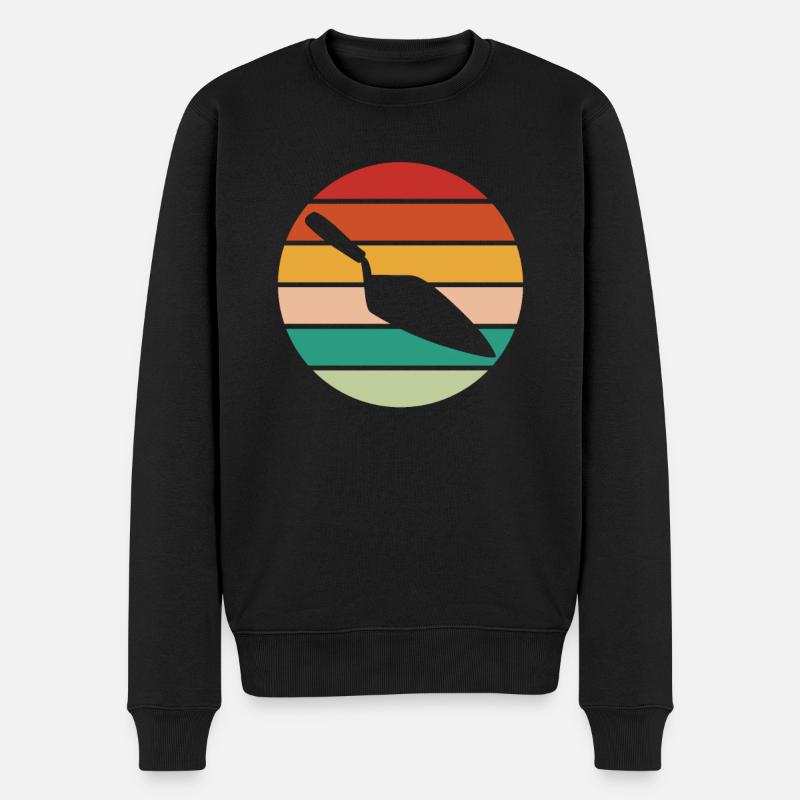 Maître Maçonnerie Maçonnerie Maçon Maçon - Pull Premium bio Homme - noir