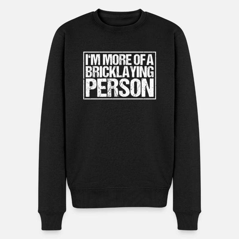 Maître Maçonnerie Maçonnerie Maçon Maçon - Pull Premium bio Homme - noir