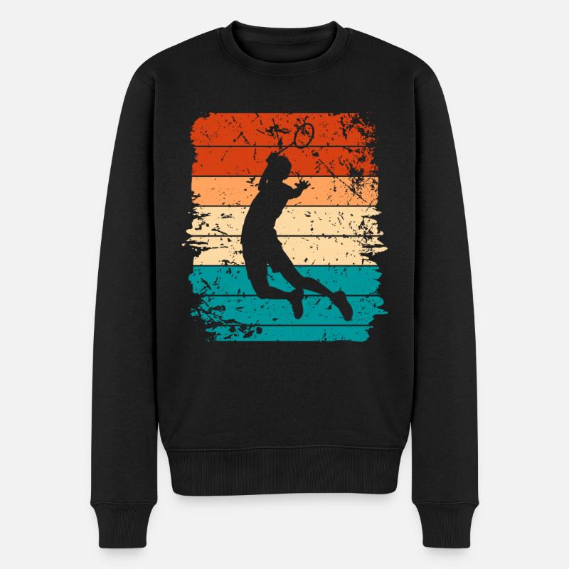 Badminton - Pull Premium bio Homme - noir