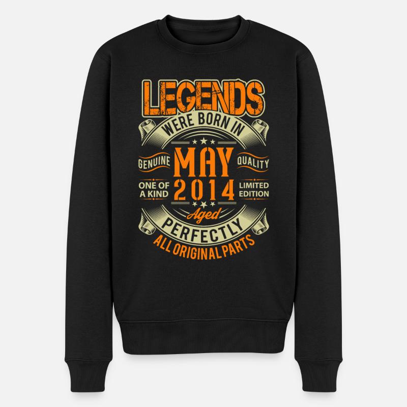 2014 Mai Anniversaire Légende - Pull Premium bio Homme - noir