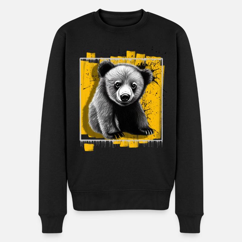 Petite Ourse - Pull Premium bio Homme - noir