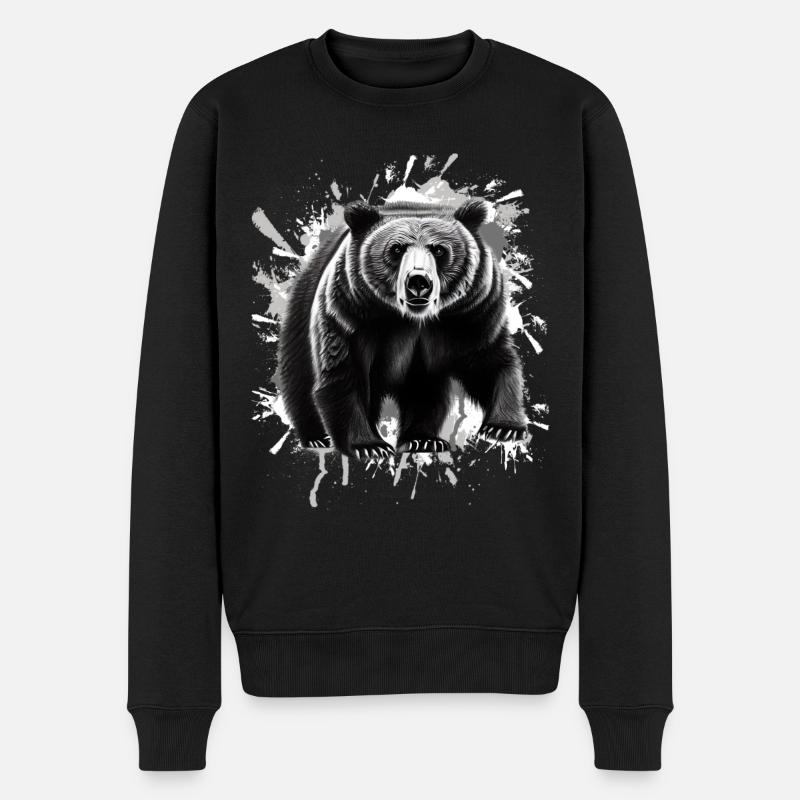 Ours - Pull Premium bio Homme - noir