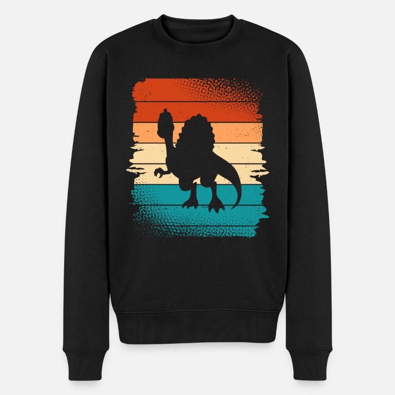 Dino Dinosaure - Pull Premium bio Homme - noir