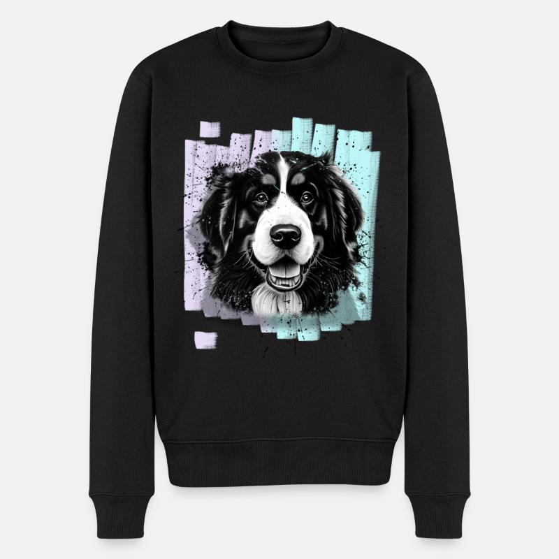 Bouvier bernois - Pull Premium bio Homme - noir