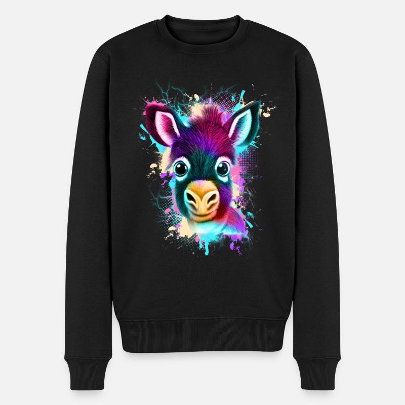 Âne - Pull Premium bio Homme - noir