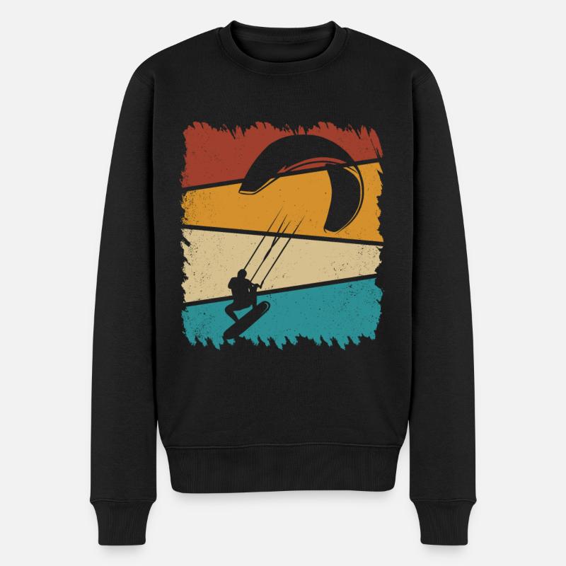 Kitesurfing Kitesurf Kitesurfer Kiteboard - Pull Premium bio Homme - noir