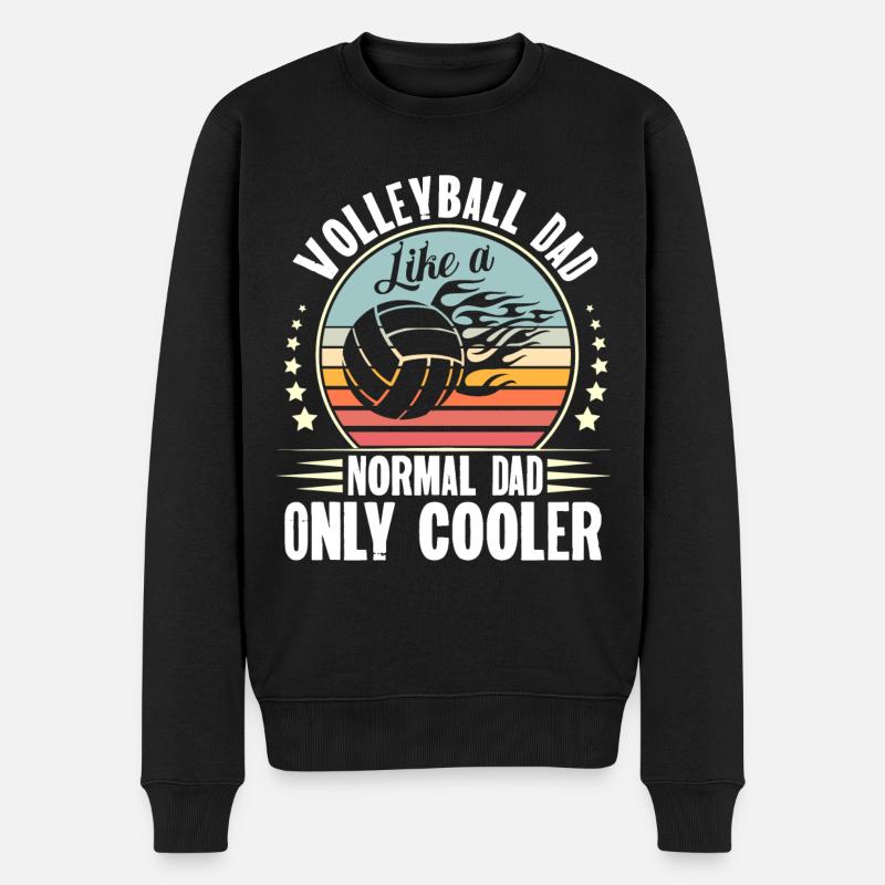 Papa Volleyball - Pull Premium bio Homme - noir