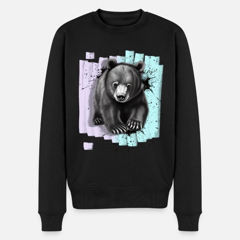 Ours - Pull Premium bio Homme - noir