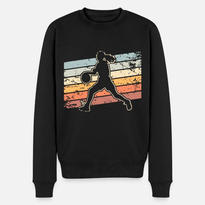 Basket-ball Basketteur Basketteur féminin - Pull Premium bio Homme - noir