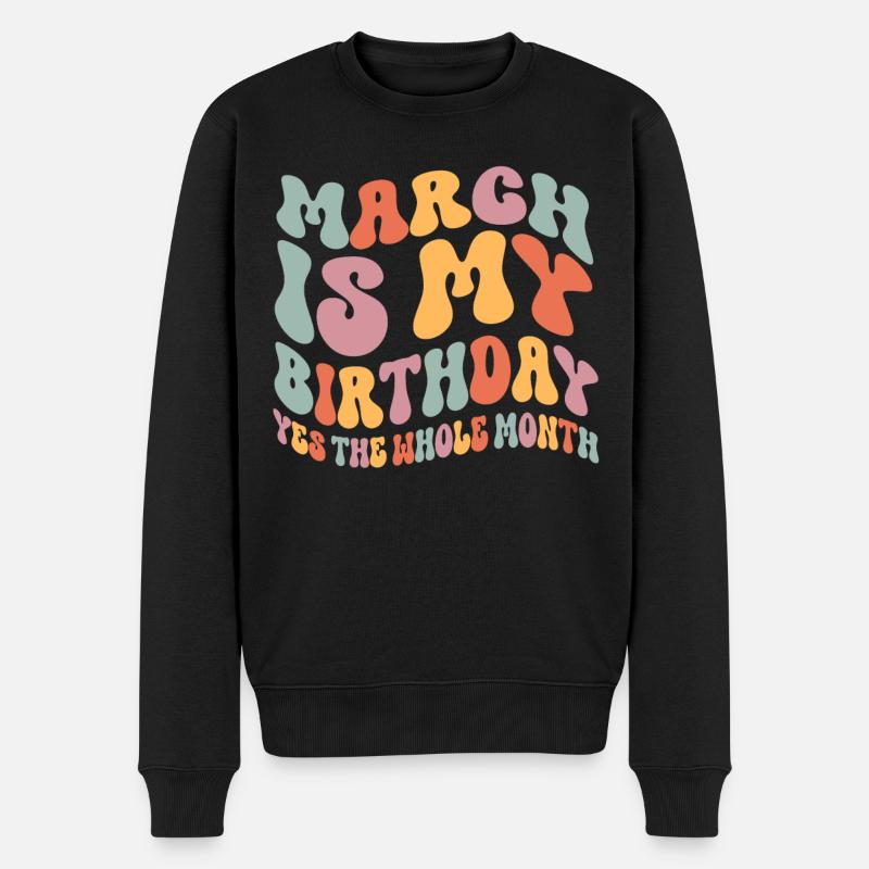 Mars Anniversaire - Pull Premium bio Homme - noir