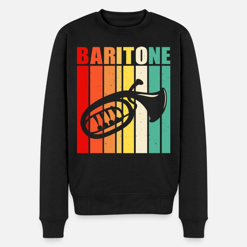 Baryton Baryton - Pull Premium bio Homme - noir