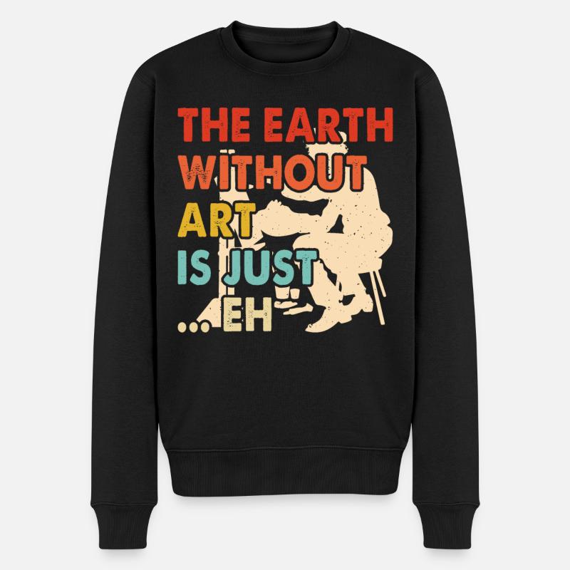 Artiste - Pull Premium bio Homme - noir