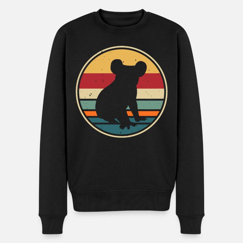 Koala - Pull Premium bio Homme - noir