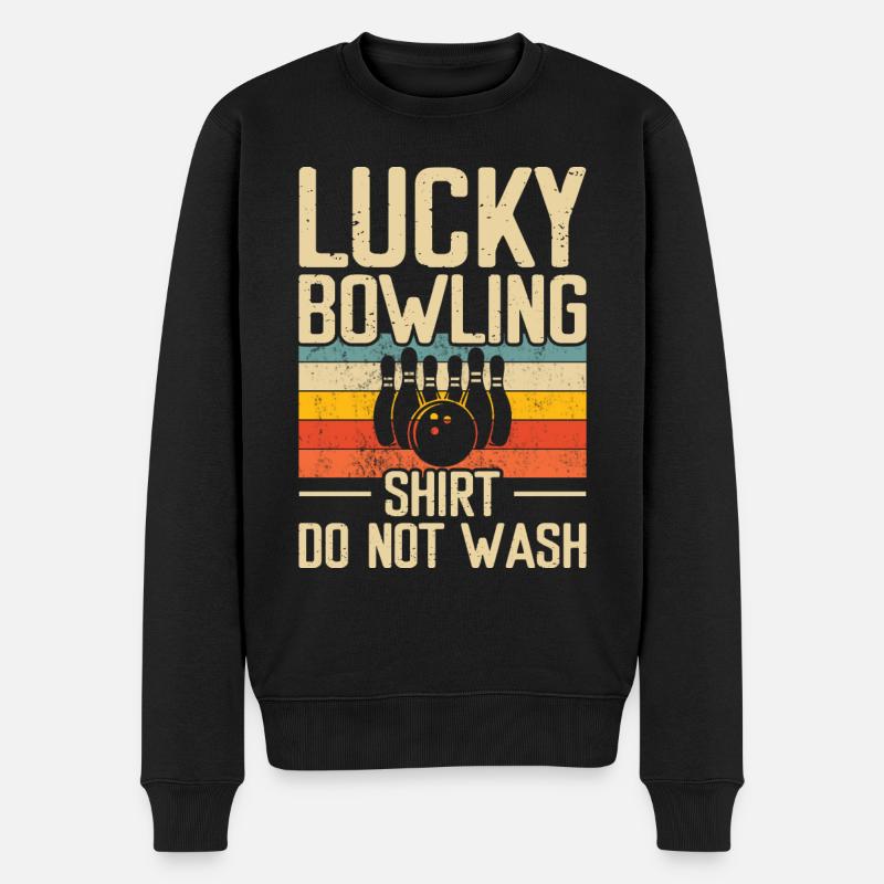 Bowling - Pull Premium bio Homme - noir