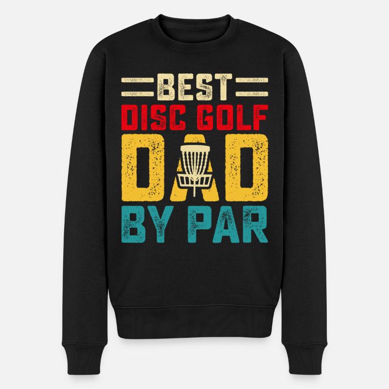 Discgolf Disc Golf - Männer Premium Bio Pullover - Schwarz