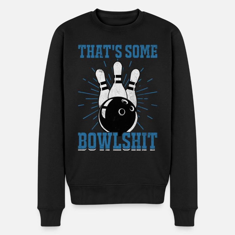 Bowling - Pull Premium bio Homme - noir