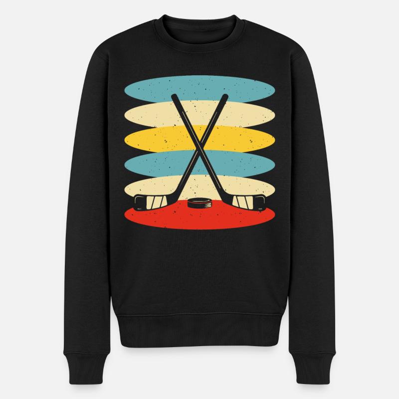 Kajak Kajakfahrer Kajaker - Männer Premium Bio Pullover - Schwarz