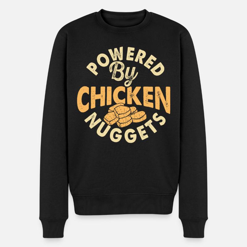 Pépites de poulet - Pull Premium bio Homme - noir