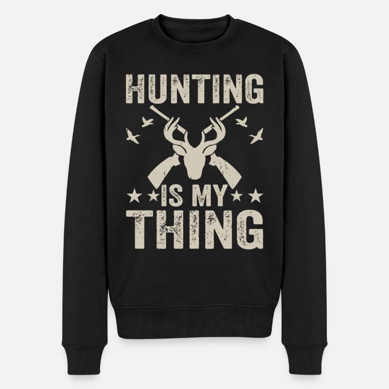 Chasseurs de chasse - Pull Premium bio Homme - noir