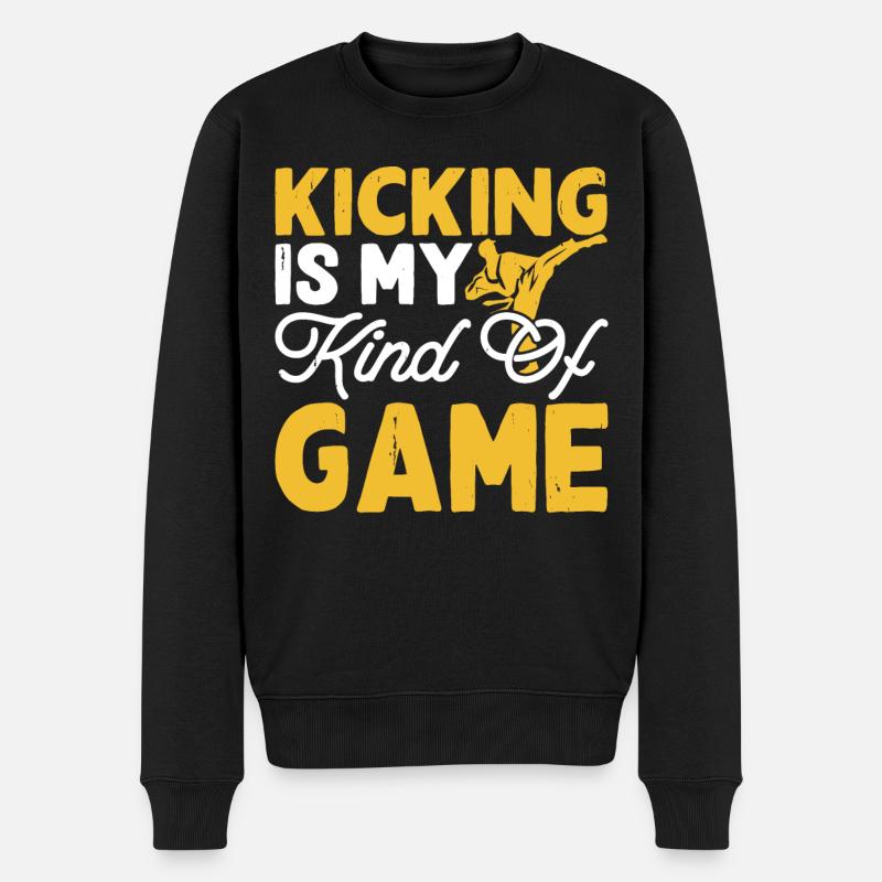 Karaté - Pull Premium bio Homme - noir