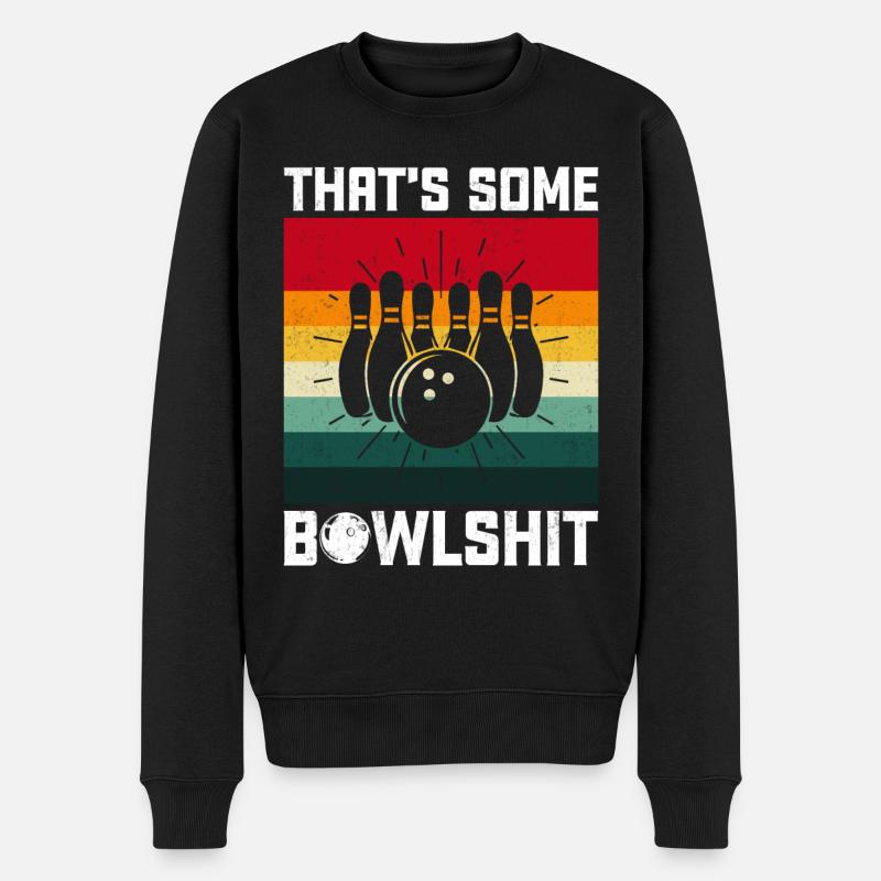 Bowling - Pull Premium bio Homme - noir