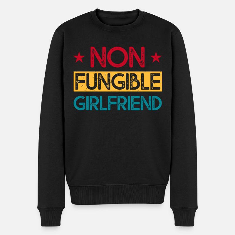 NFT - Männer Premium Bio Pullover - Schwarz