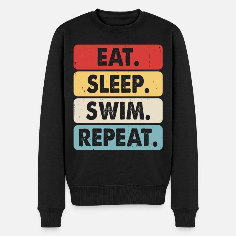 Flotteur de natation - Pull Premium bio Homme - noir