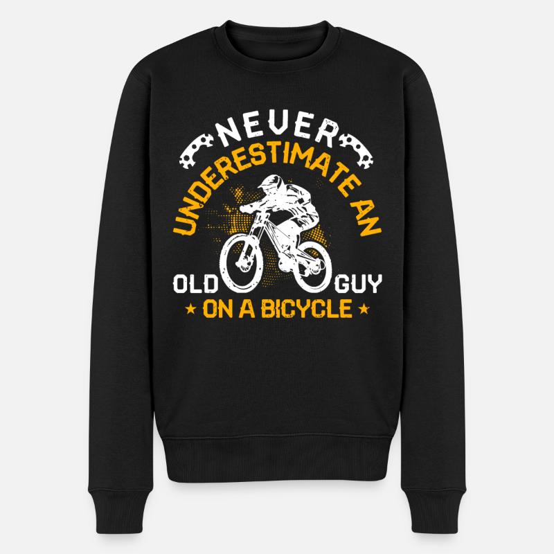 Cyclisme à vélo - Pull Premium bio Homme - noir