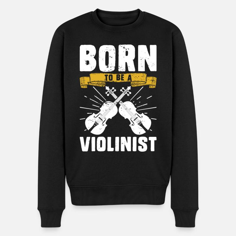 Violoniste violoniste - Pull Premium bio Homme - noir