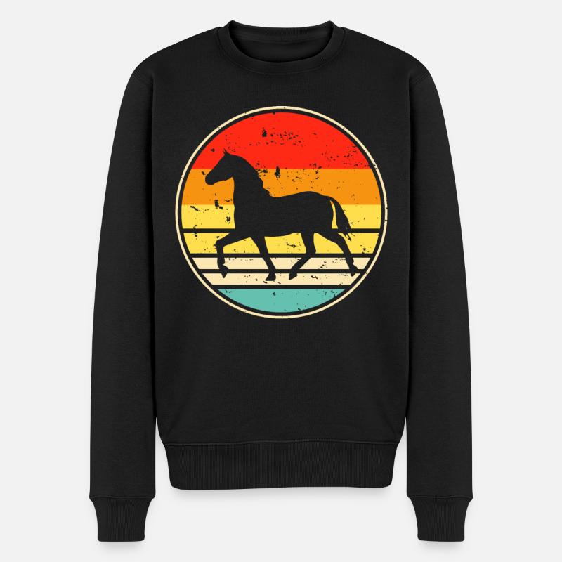 Cheval - Pull Premium bio Homme - noir