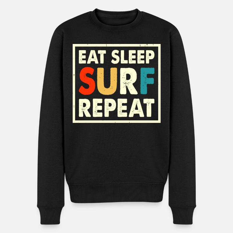 Surfeur - Pull Premium bio Homme - noir