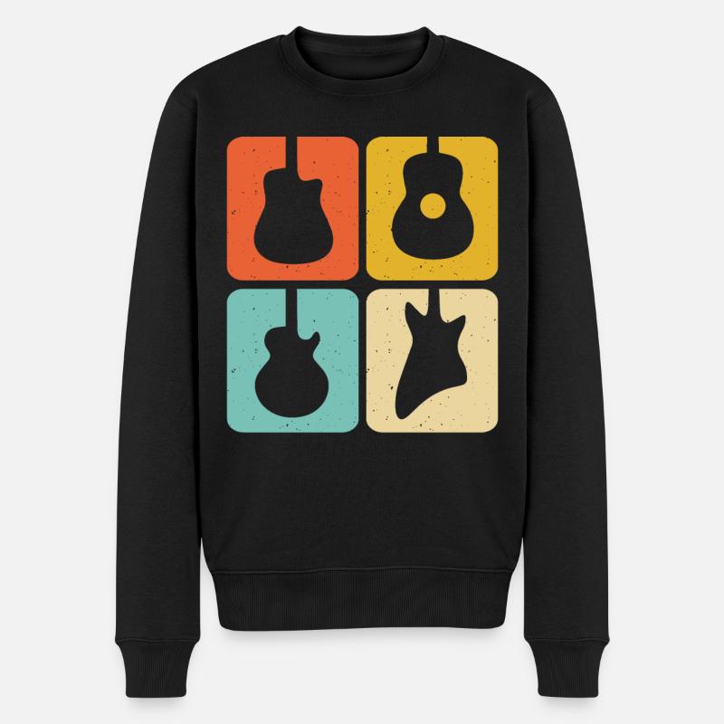 Guitariste Guitare - Pull Premium bio Homme - noir